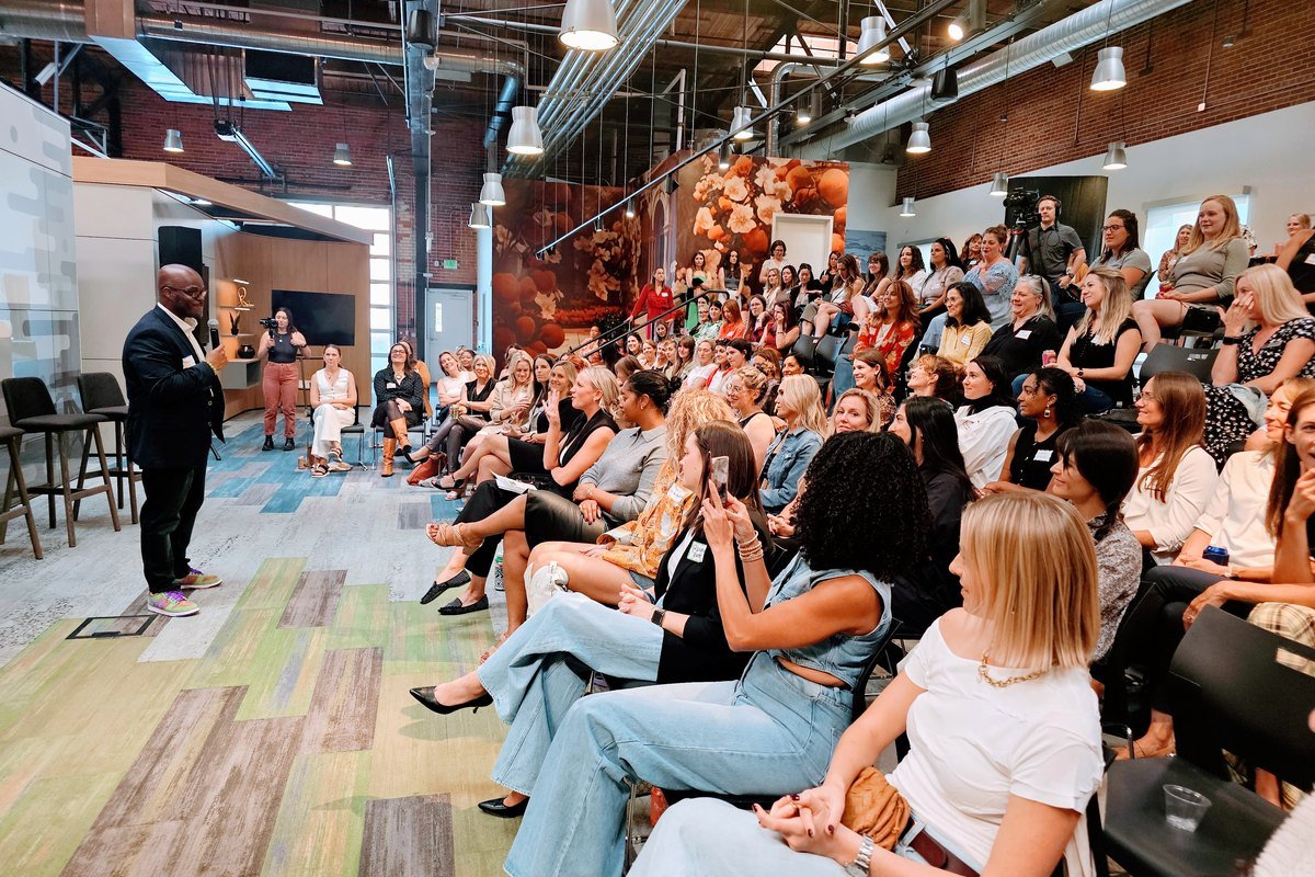 Mobolaji at the Women Who Startup Revival during Denver Startup Week